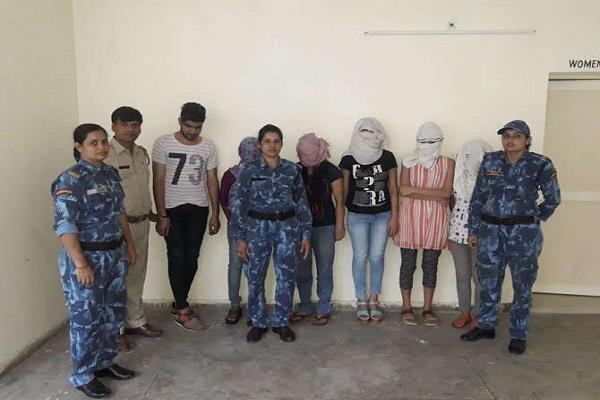 sex racket exposed in spa center  13 arrested  including 9 girls