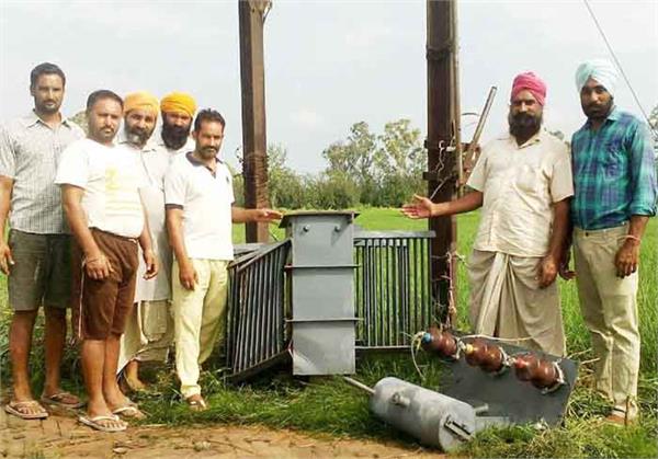 the thieves cleaned hands on 2 transformers