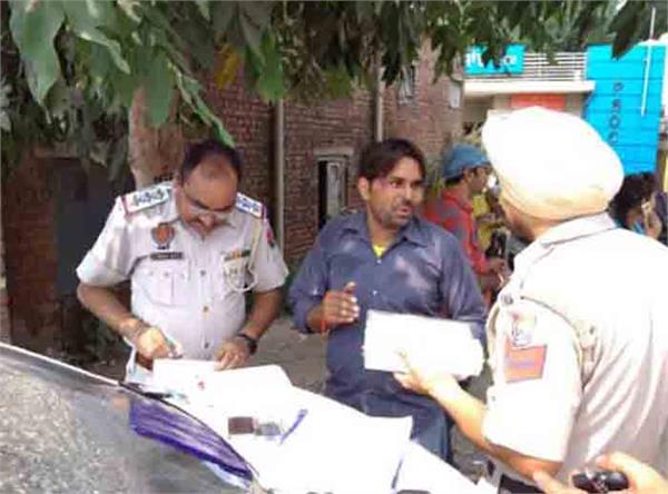 traffic police cut 7 school vehicle invoice