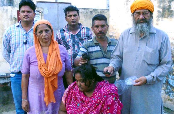 woman  s hair cutting incident happened in jaganwale