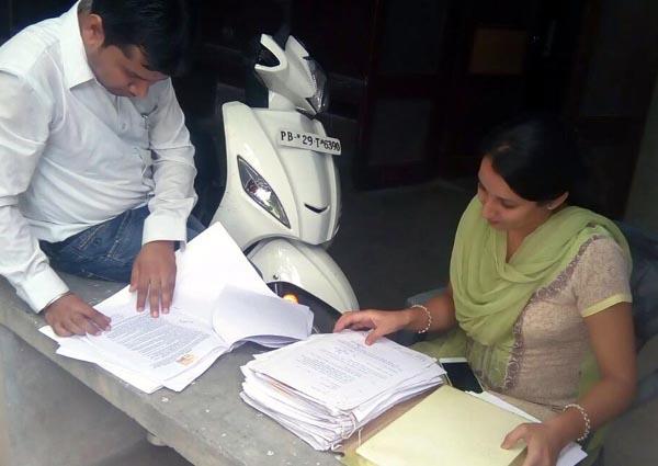 officials are forced to work in the open sky due to poor power supply