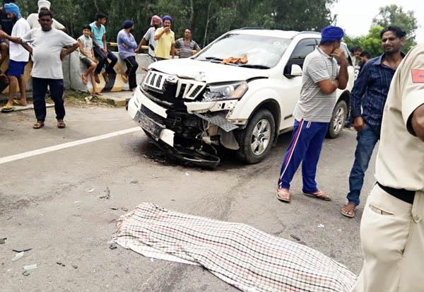 the death of a young man in a road accident