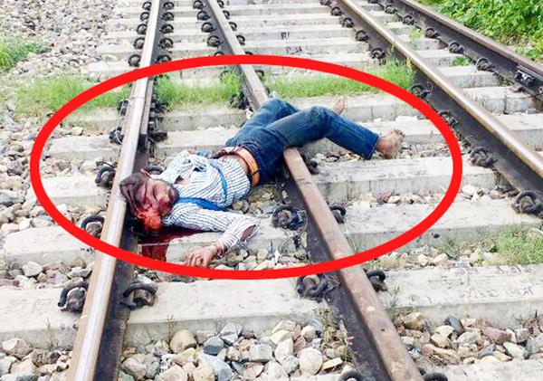 the body of a young man found on a charcoal track