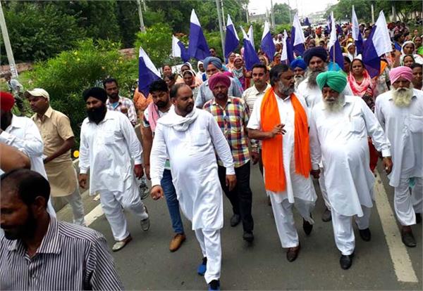 bsp ambedkar fired during the yatra