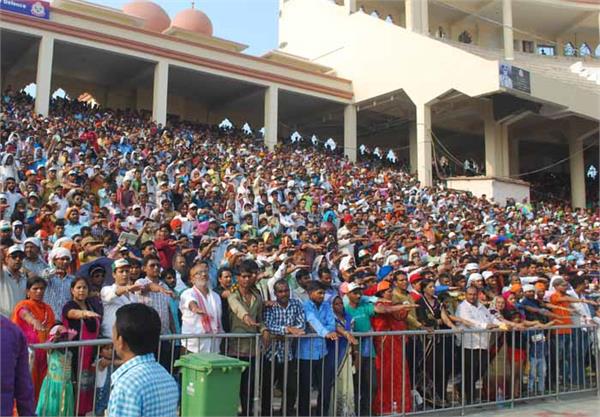 at the attari border  india has taken the new creation