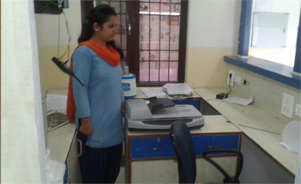 theft of goods from a house at the service center and theft