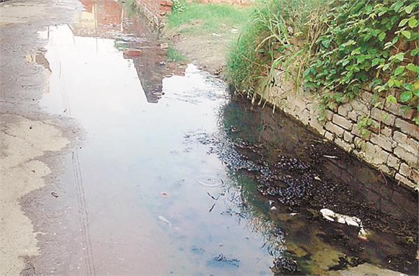 due to lack of clean water  the residents of the mohalla harassed