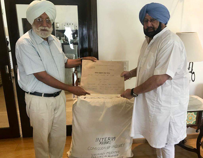 ਸਾਬਕਾ ਸਰਕਾਰ ਦੇ ਕਾਰਜਕਾਲ ''ਚ ਦਰਜ ਝੂਠੇ ਕੇਸਾਂ ਬਾਰੇ ਗਿੱਲ ਕਮਿਸ਼ਨ ਨੇ ਆਪਣੀ ਅੰਤਿਮ ਰਿਪੋਰਟ ਮੁੱਖ ਮੰਤਰੀ ਨੂੰ ਸੌਂਪੀ