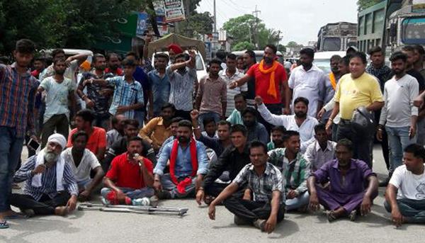 police dharna not acting on action