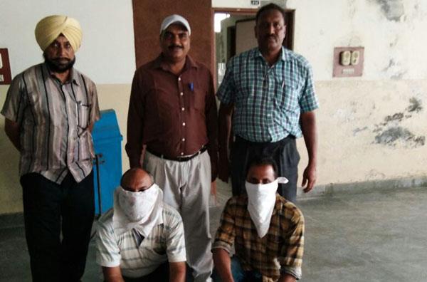 p  o  absconding arrested by staff