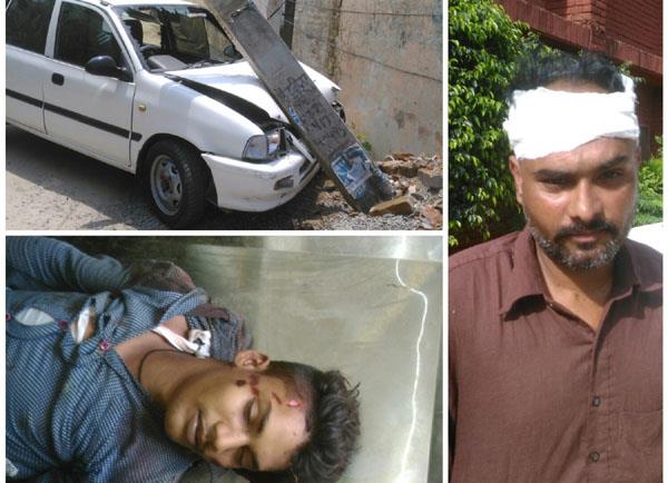 youth killed  3 injured in road accident
