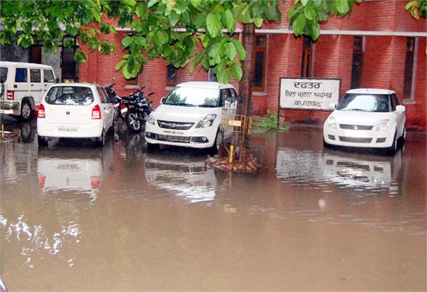 water supply in the town with district administration performance