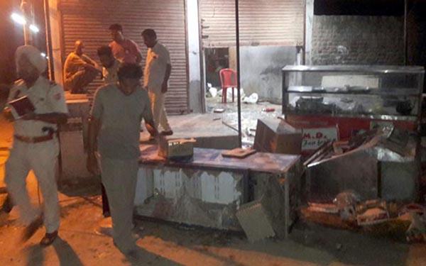 breakthrough at the happy shop with the intention of possession