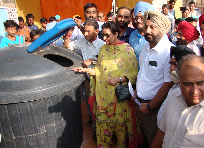 ਪ੍ਰਨੀਤ ਕੌਰ ਵੱਲੋਂ ਜ਼ਮੀਨਦੋਜ਼ ਕੂੜਾਦਾਨ ਦੇ ਪਾਇਲਟ ਪ੍ਰਾਜੈਕਟ ਦਾ ਉਦਘਾਟਨ