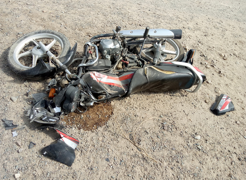 ਕੈਂਟਰ ਤੇ ਮੋਟਰਸਾਈਕਲ ਦੀ ਟੱਕਰ ''ਚ 1 ਦੀ ਮੌਤ