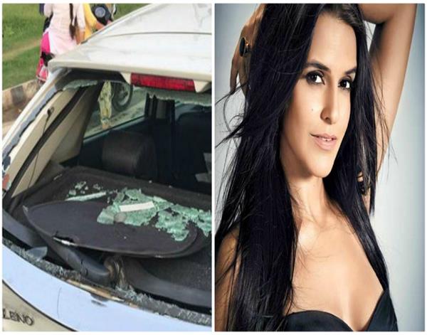 neha dhupia accident