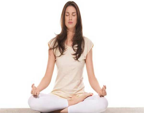 insert healthy life with meditation