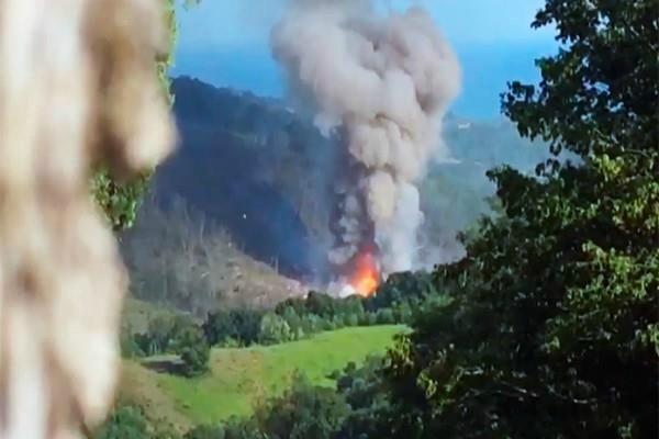 explosions in the arms warehouse of georgia 50 people injured