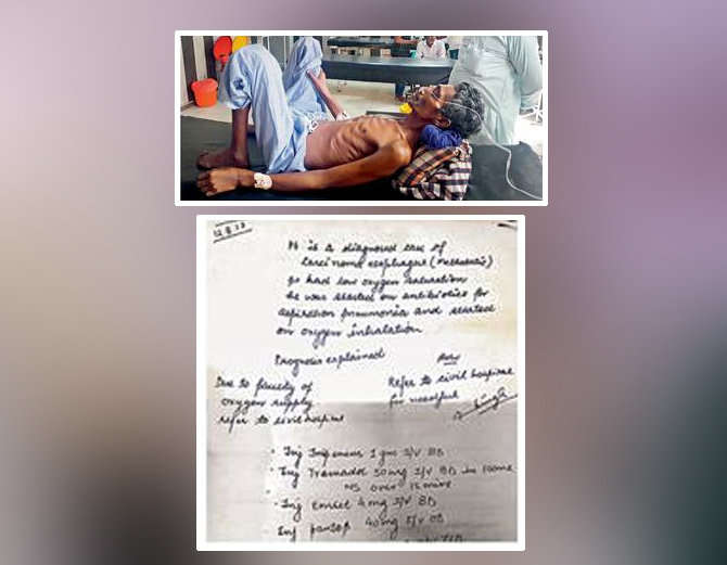 ਬਠਿੰਡਾ ''ਚ ਗੋਰਖਪੁਰ ਵਰਗੀ ਘਟਨਾ, ਸਭ ਤੋਂ ਵੱਡੇ ਹਸਪਤਾਲ ''ਚ ਆਕਸੀਜਨ ਖਤਮ, ਮਰੀਜ਼ ਦੀ ਹਾਲਤ ਹੋਈ ਖਰਾਬ