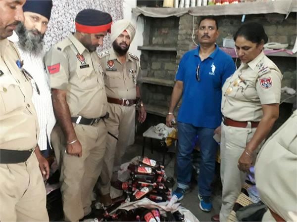 illegal alcohol police