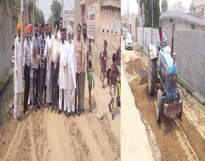 ਡੀ. ਏ. ਵੀ. ਸਕੂਲ ਨੇੜੇ ਸੜਕ ਖਰਾਬ ਹੋਣ ਦੀ ਸਮੱਸਿਆ ਤੋਂ ਮੁਹੱਲਾ ਵਾਸੀ ਪ੍ਰੇਸ਼ਾਨ