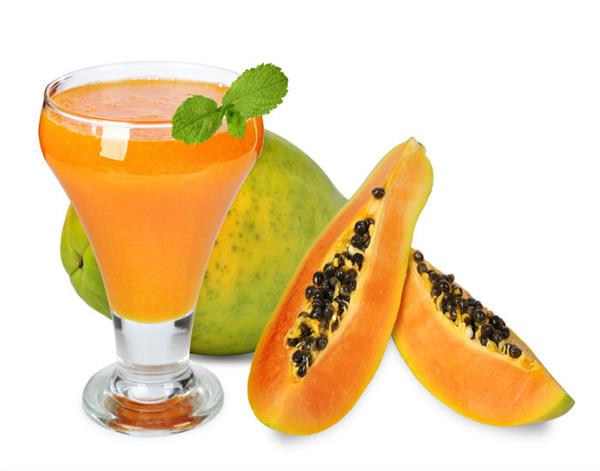 the juice of the papaya leaves the juice of these diseases 