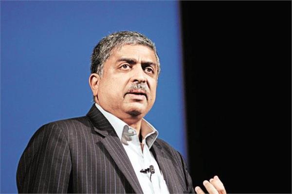 nilekani will take command of info  saved on company stability