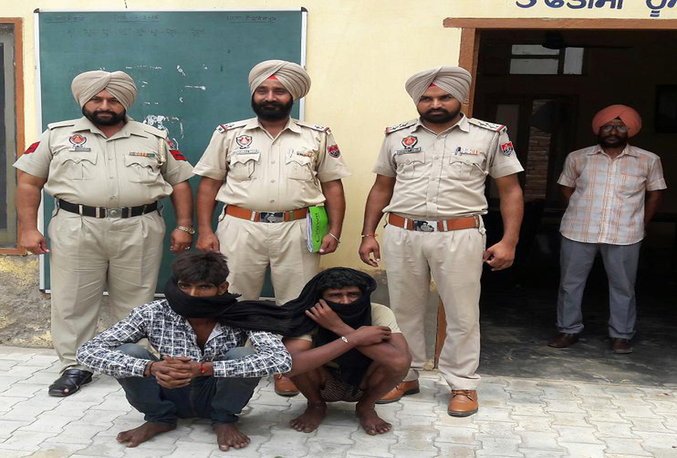 ਚੋਰੀ ਦੇ ਦੋਸ਼ ਤਹਿਤ ਪੁਲਸ ਨੇ 2 ਚੋਰ ਕੀਤੇ ਕਾਬੂ