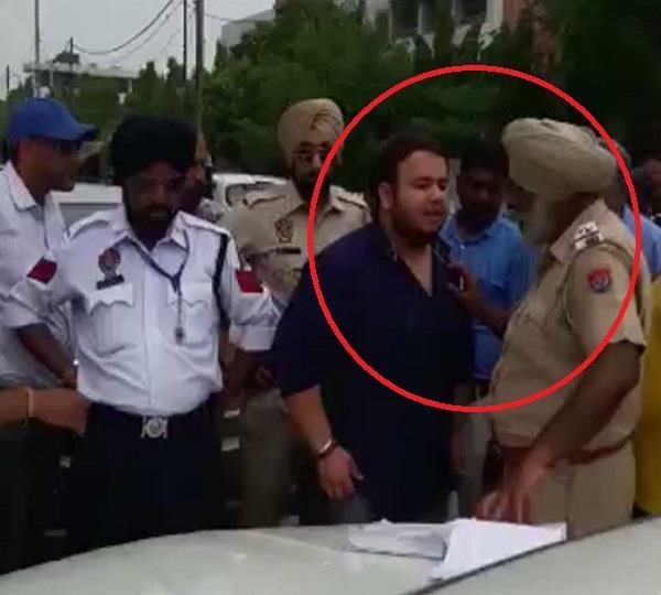 traffic police video viral