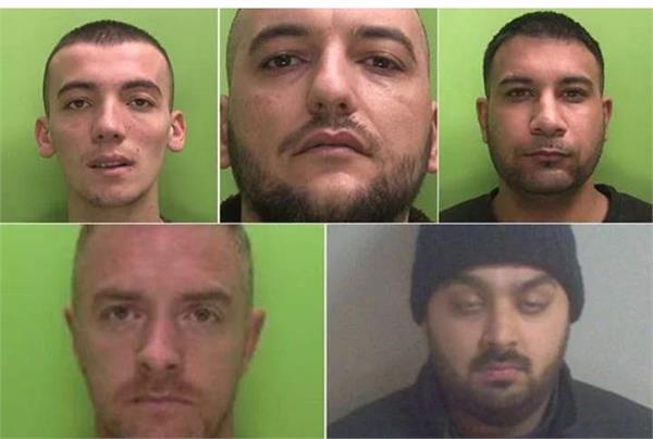 five member gang of nottingham  s punjabi and albanian