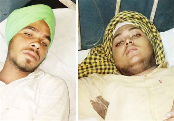 two young injured in road accident