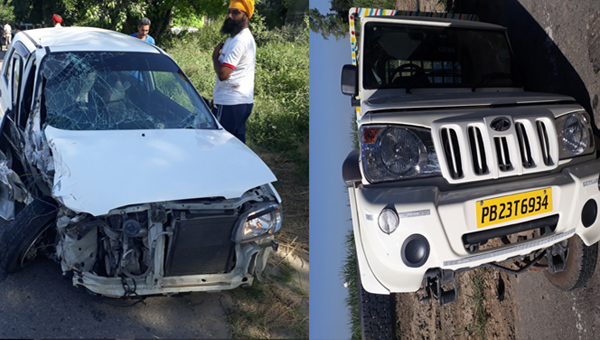 ਅਲਟੋ ਤੇ ਮਹਿੰਦਰਾ ਪਿੱਕਅੱਪ ਦੀ ਟੱਕਰ ''ਚ 1 ਜ਼ਖਮੀ