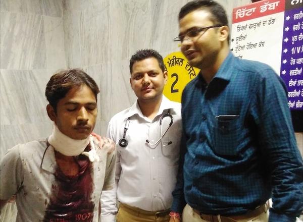 the person suffering from brother in law  breathed his breath