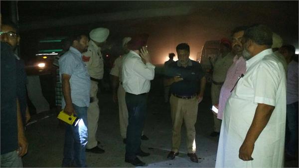 patka godown fire in district sangrur