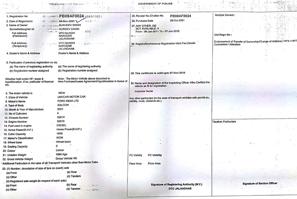 ਸਾਂਪਲਾ ਨੂੰ ਅਲਾਟ ਫੈਂਸੀ ਨੰਬਰ ਦਾ ਮਾਮਲਾ ਉਲਝਿਆ