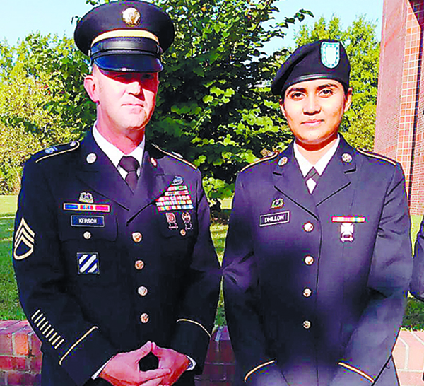 ਪੰਜਾਬ ਦੀ ਬੇਟੀ ਸੁਖਲੀਨ ਢਿੱਲੋਂ ਨੇ ਯੂ. ਐੱਸ. ਏ. ਦੀ ਆਰਮੀ ''ਚ ਲਹਿਰਾਇਆ ਭਾਰਤ ਦਾ ਝੰਡਾ