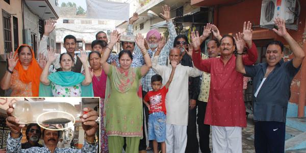 disturbed water coming in kishanpura