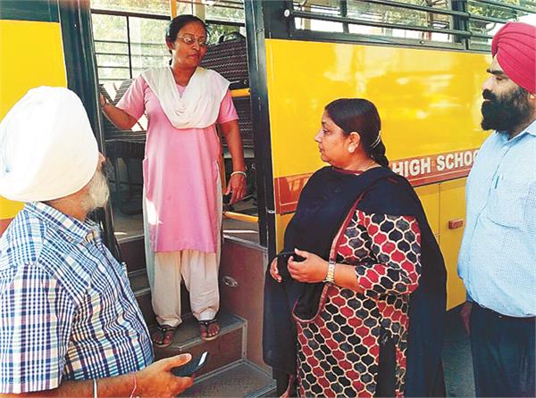 after the incident of gurujram seized buses in mohali