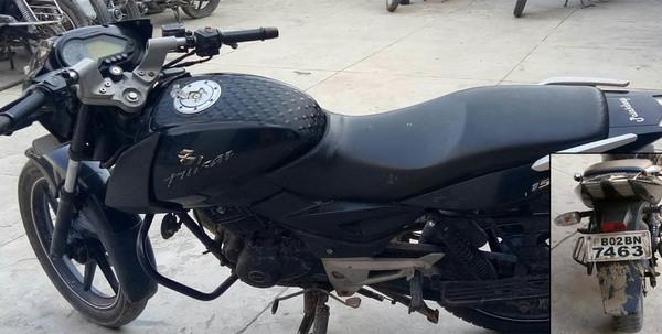 3 members of the biker gang police hurdles