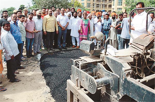 jalandhar kapurthala road work will be completed before diwali  rinku