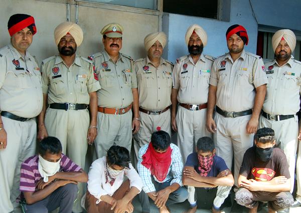 4 cars including theft car and other equipment