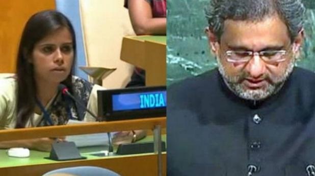 ਯੂ. ਐੱਨ. ''ਚ ਭਾਰਤ ਨੇ ਪਾਕਿਸਤਾਨ ਨੂੰ ਕੀਤਾ ਸ਼ਰਮਸਾਰ, ਦਿੱਤਾ ਸਖਤ ਬਿਆਨ