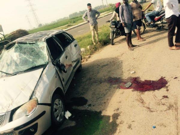death in a road accident