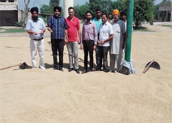 farmers do not bring more moist paddy in the market