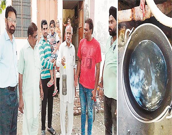 mohalla residents suffer from dirty and fluffy water
