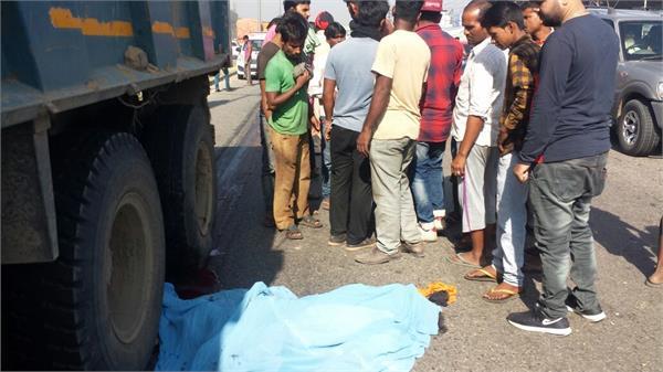 road accident man dead