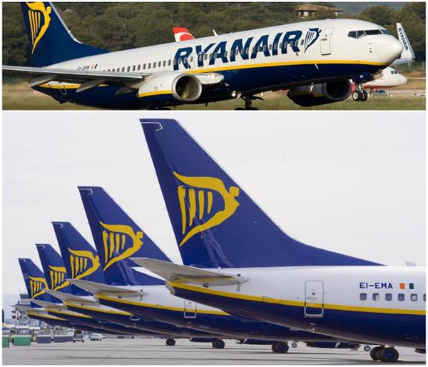 ryan air  80 canceled flights