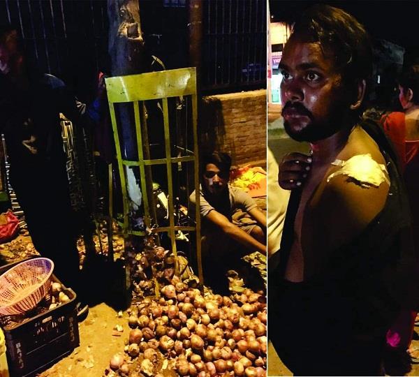 ਨਸ਼ੇ ''ਚ ਧੁੱਤ ਨੌਜਵਾਨ ਨੇ ਸਬਜ਼ੀ ਵਿਕਰੇਤਾਵਾਂ ਦੀ ਫੜ੍ਹੀ ''ਤੇ ਚੜ੍ਹਾਈ ਕਾਰ