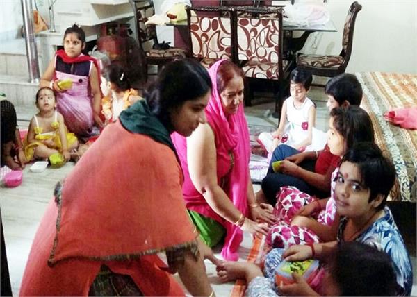 kozak pooja in the house with durga ashtami