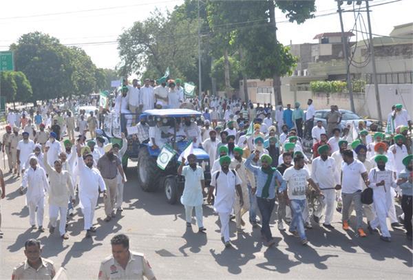 farmers arrested at mohali chandigarh border